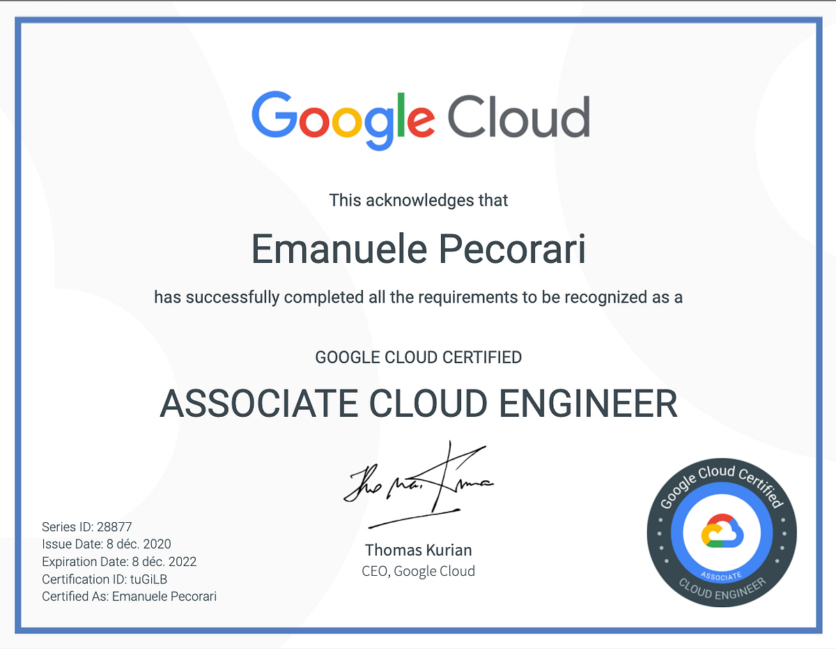 Certificate Example