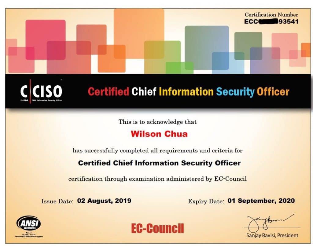 Certificate Example