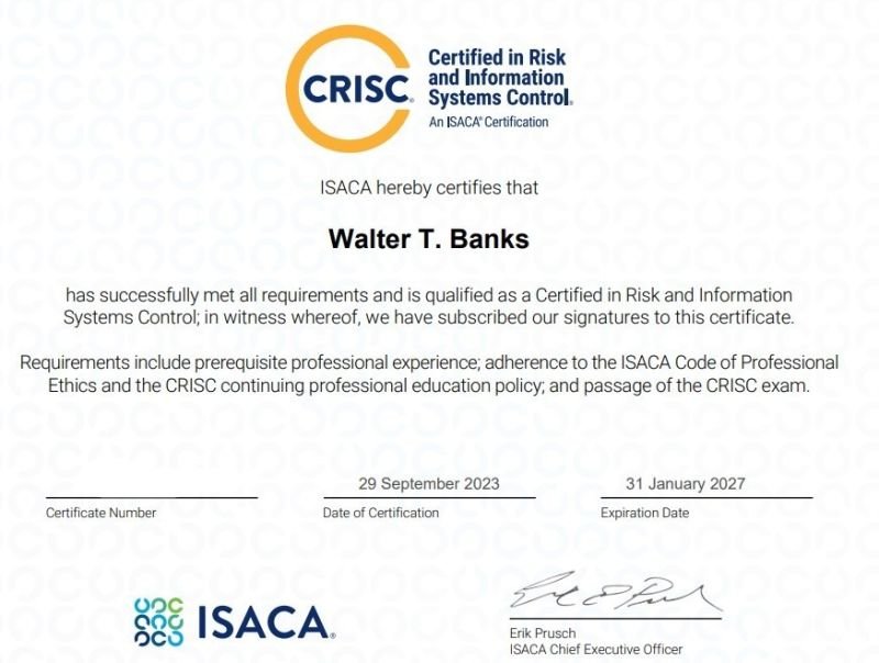 Certificate Example