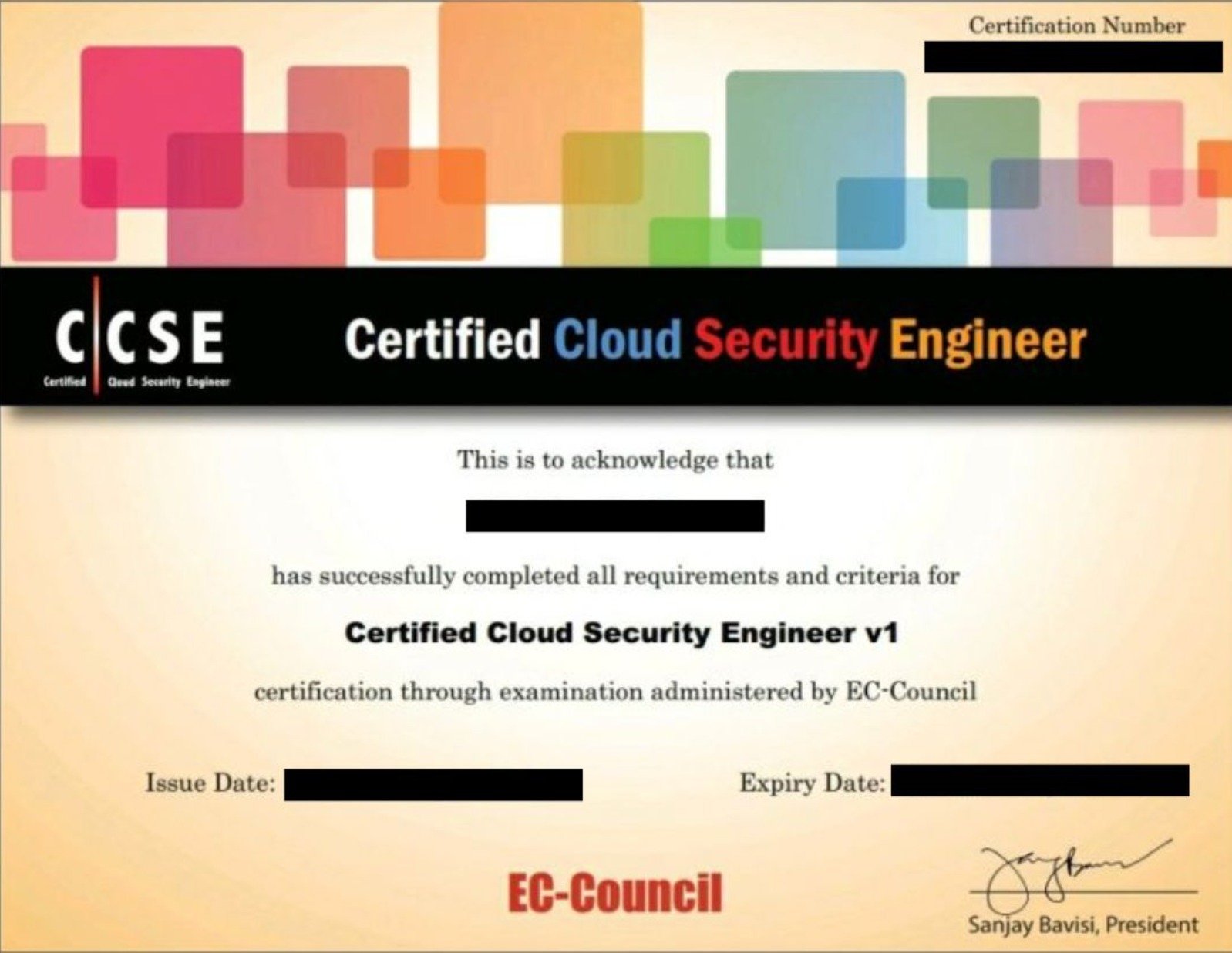 Certificate Example