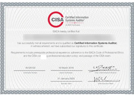 Certificate Example